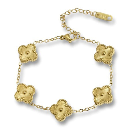 Bracelet fleur de trèfle