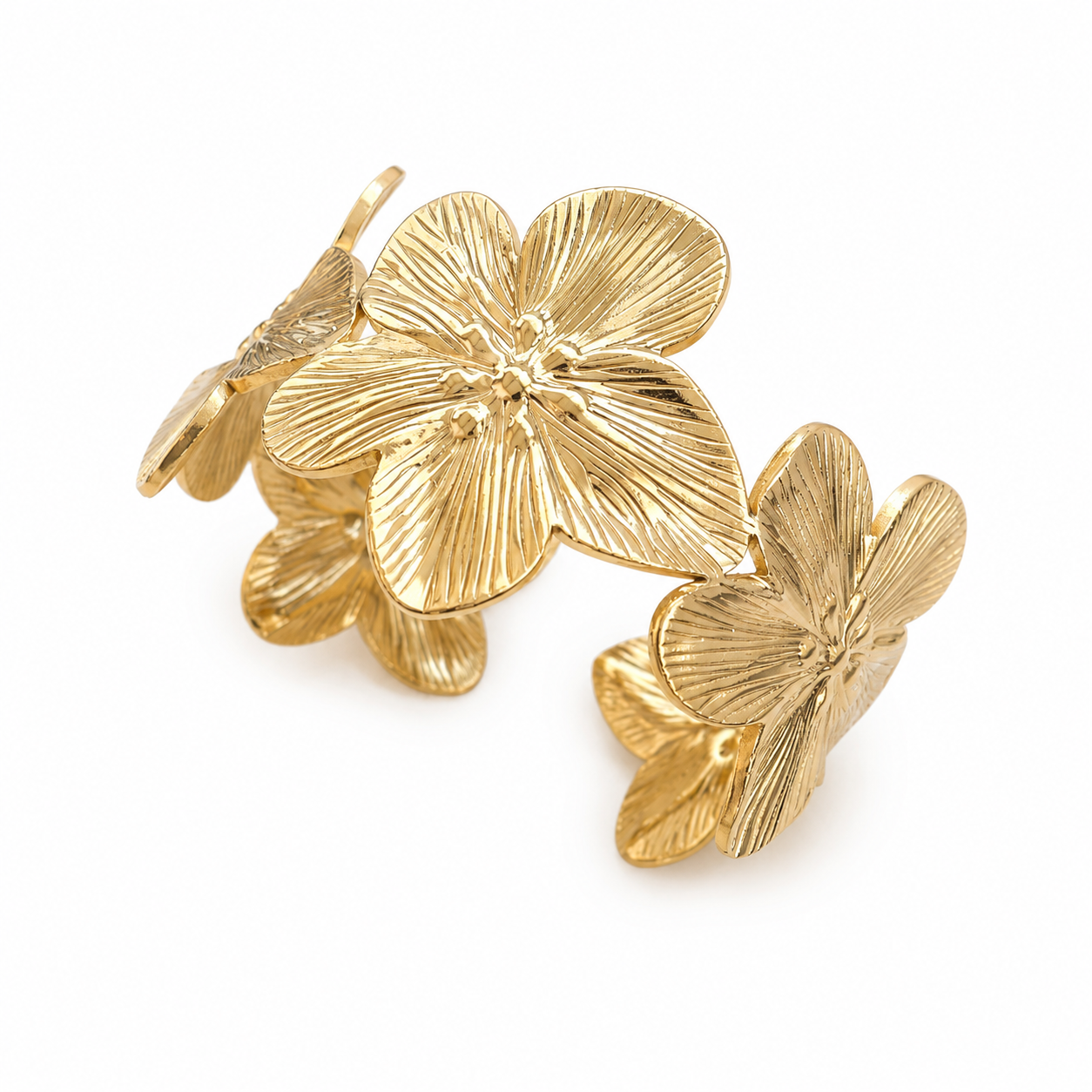 Bracelet fleur ajustable